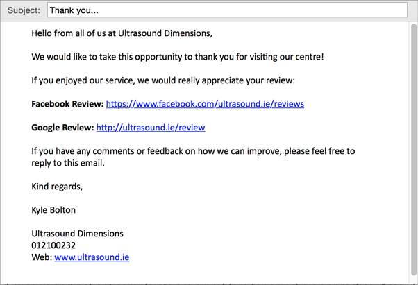 Review Email